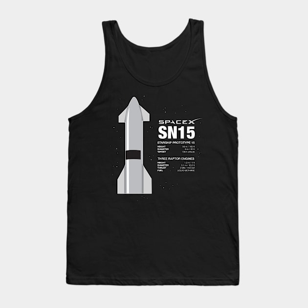 SPACE X SN15 Tank Top by eternal sunshine